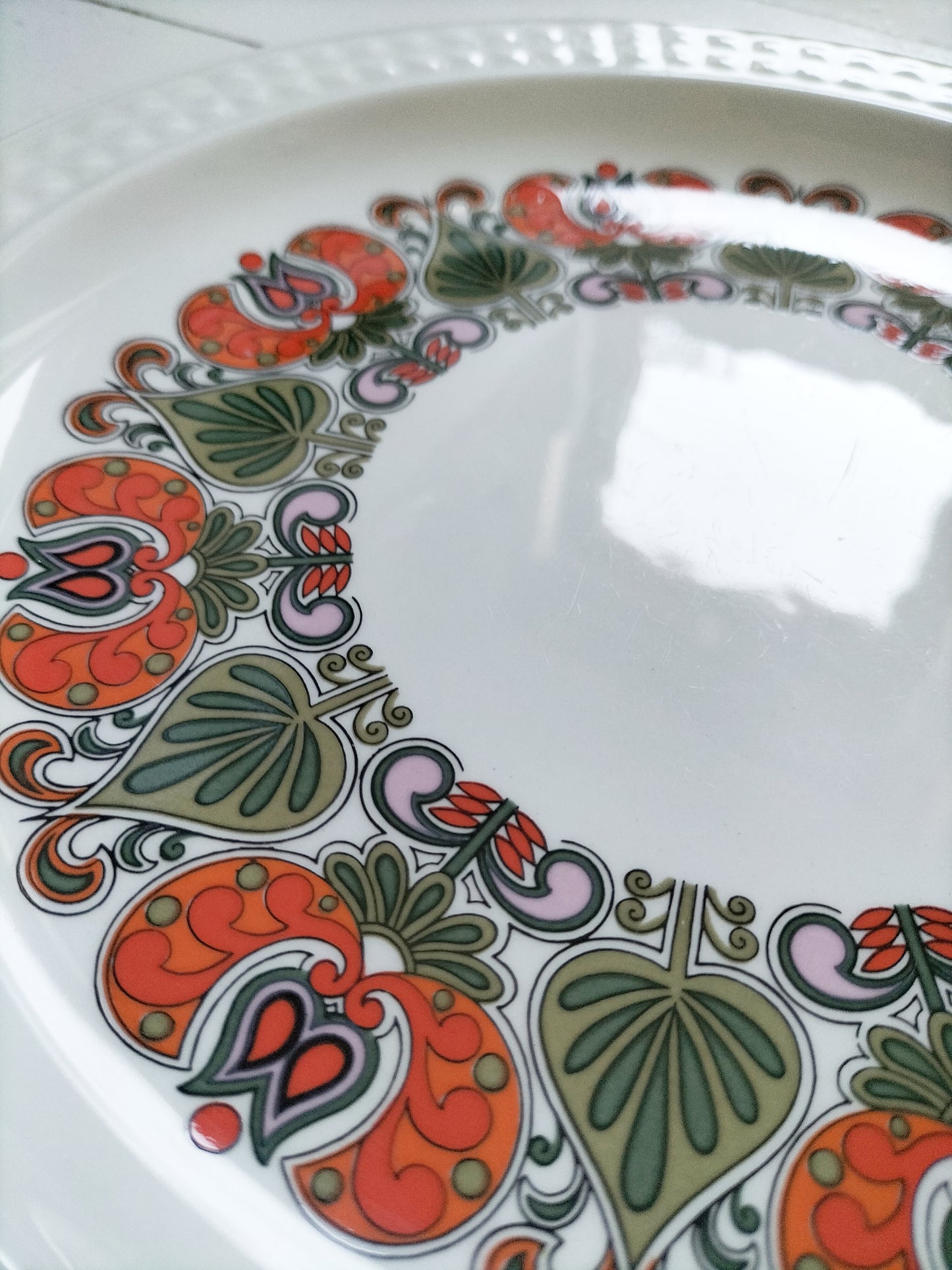 Ensemble de 4 grandes assiettes plates Pontesa