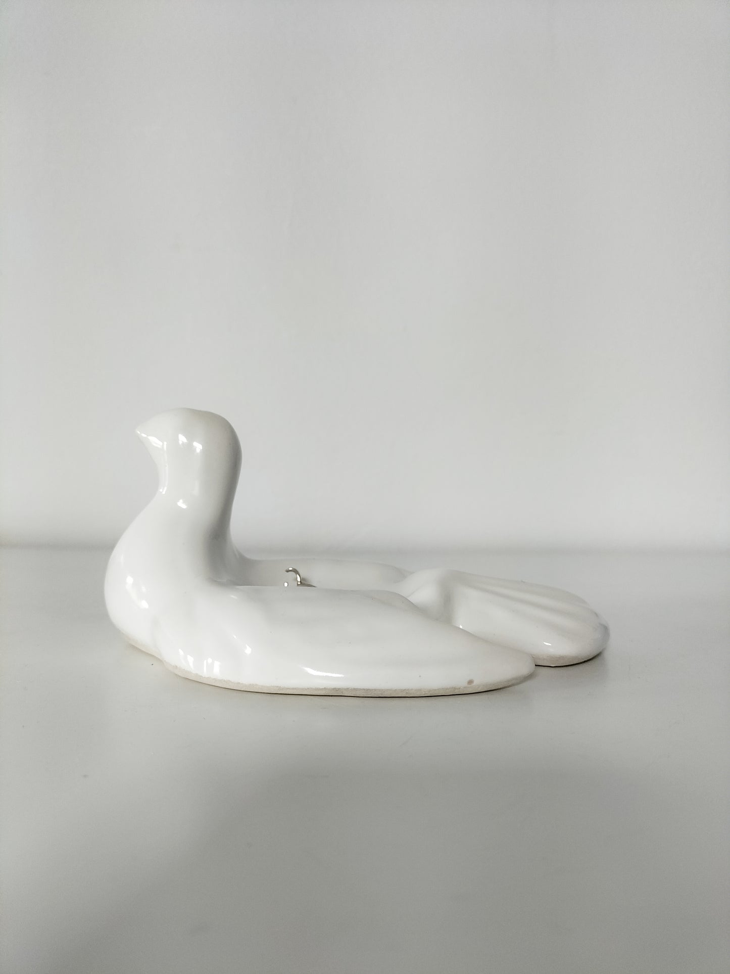Cendrier/ vide-poches colombe en céramique