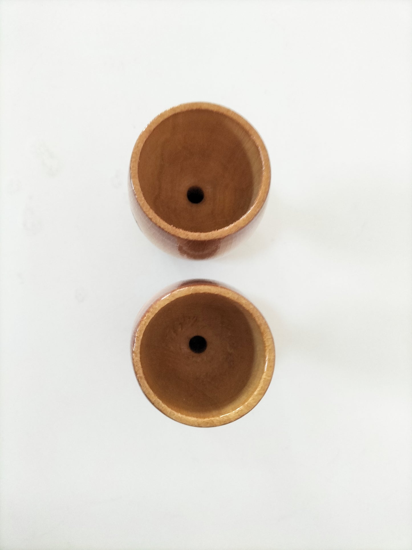 Duo de coquetiers en bois Toi et Moi