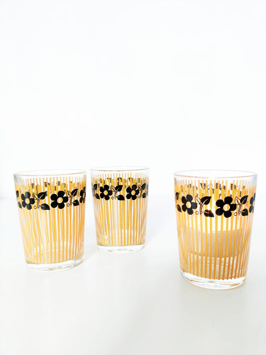 Ensemble de 3 photophores/ petits verres