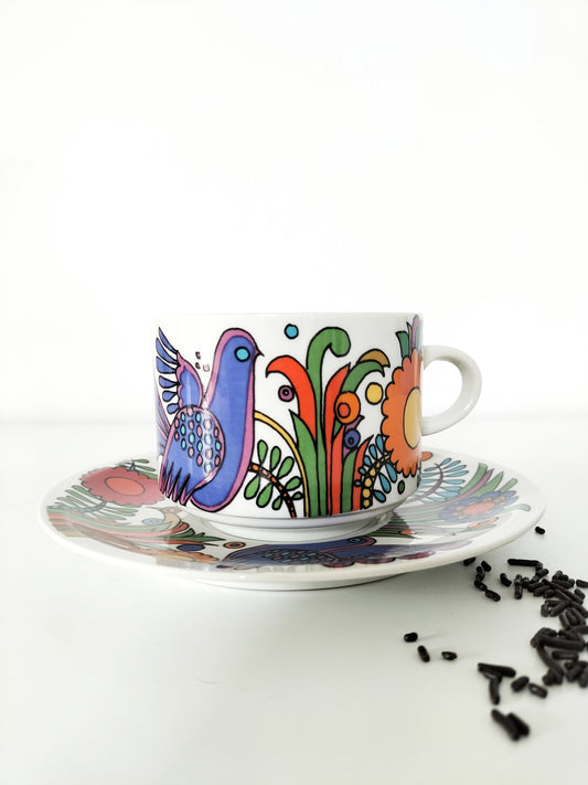 Tasse à chocolat/ thé + soucoupe Villeroy et Boch Acapulco