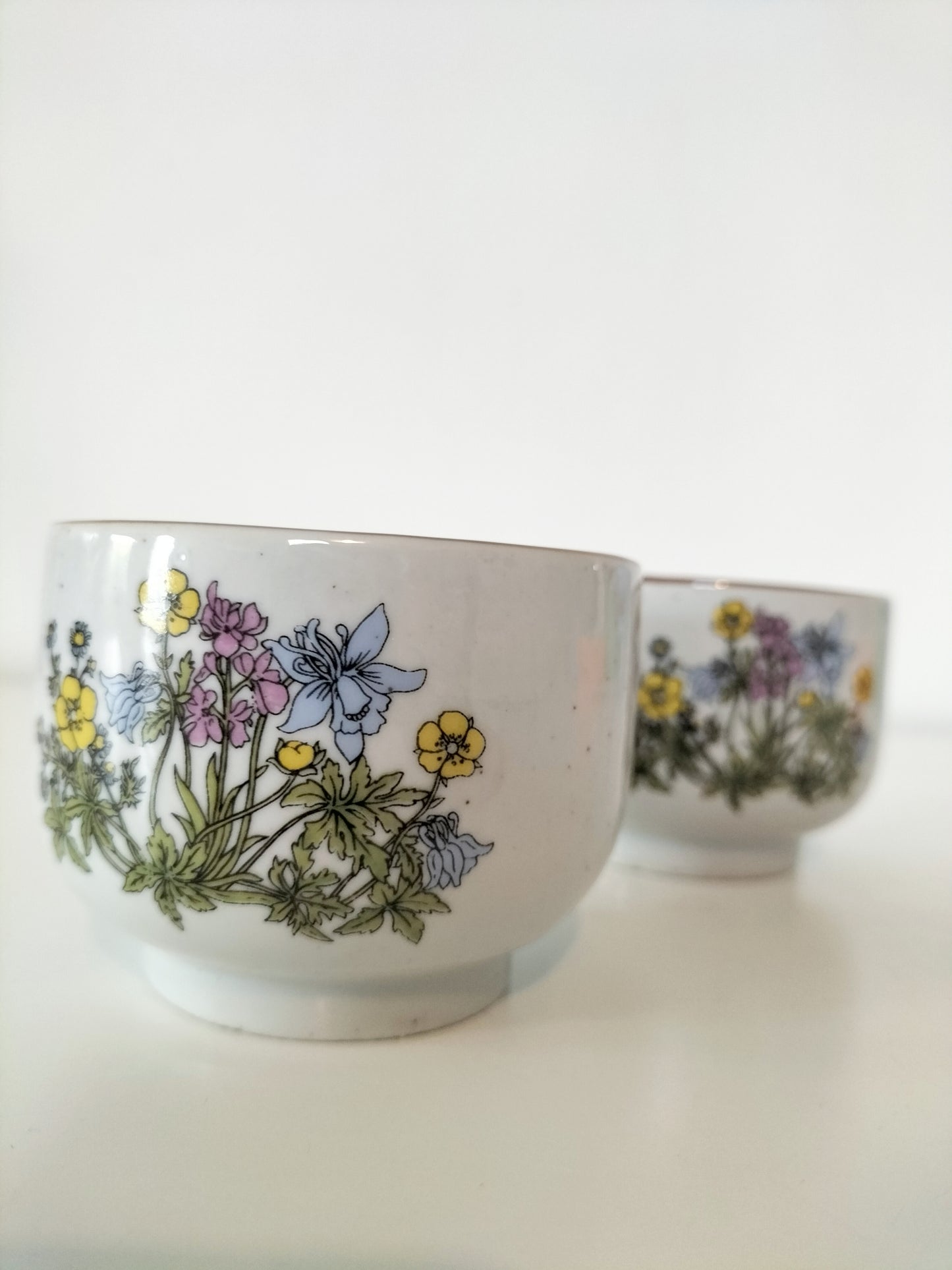 Duo de ramequins/ tasses en grès