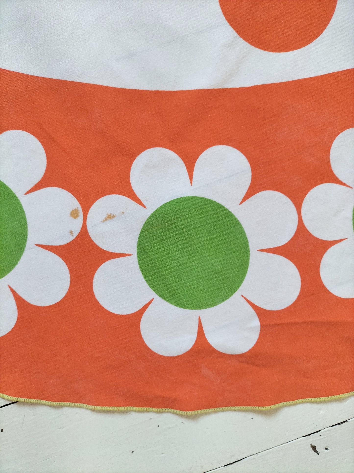 Nappe vintage ronde en coton