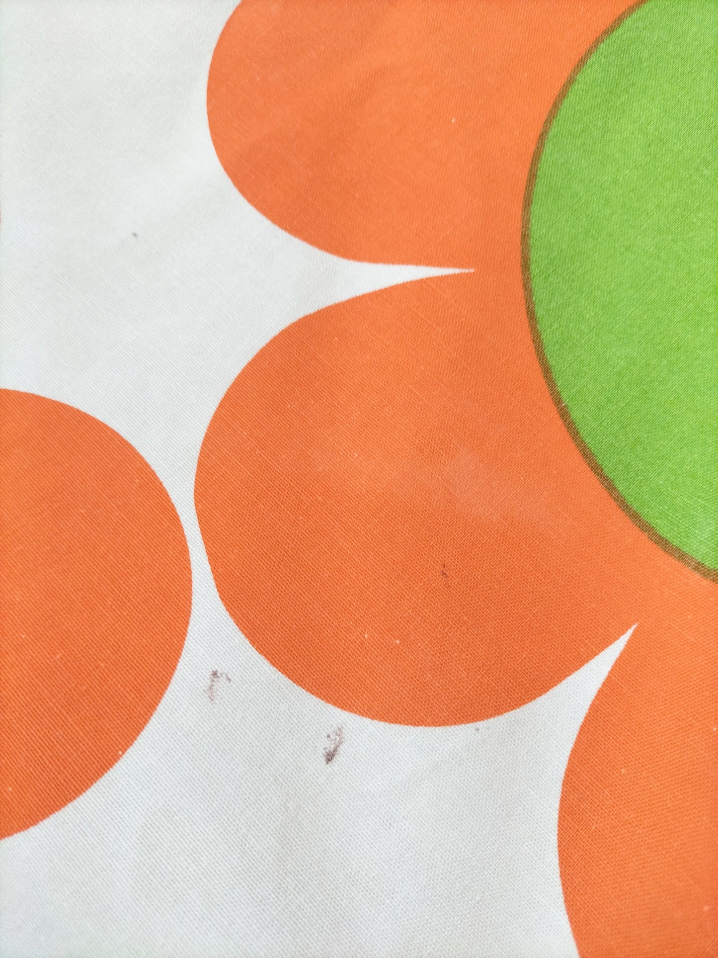 Nappe vintage ronde en coton