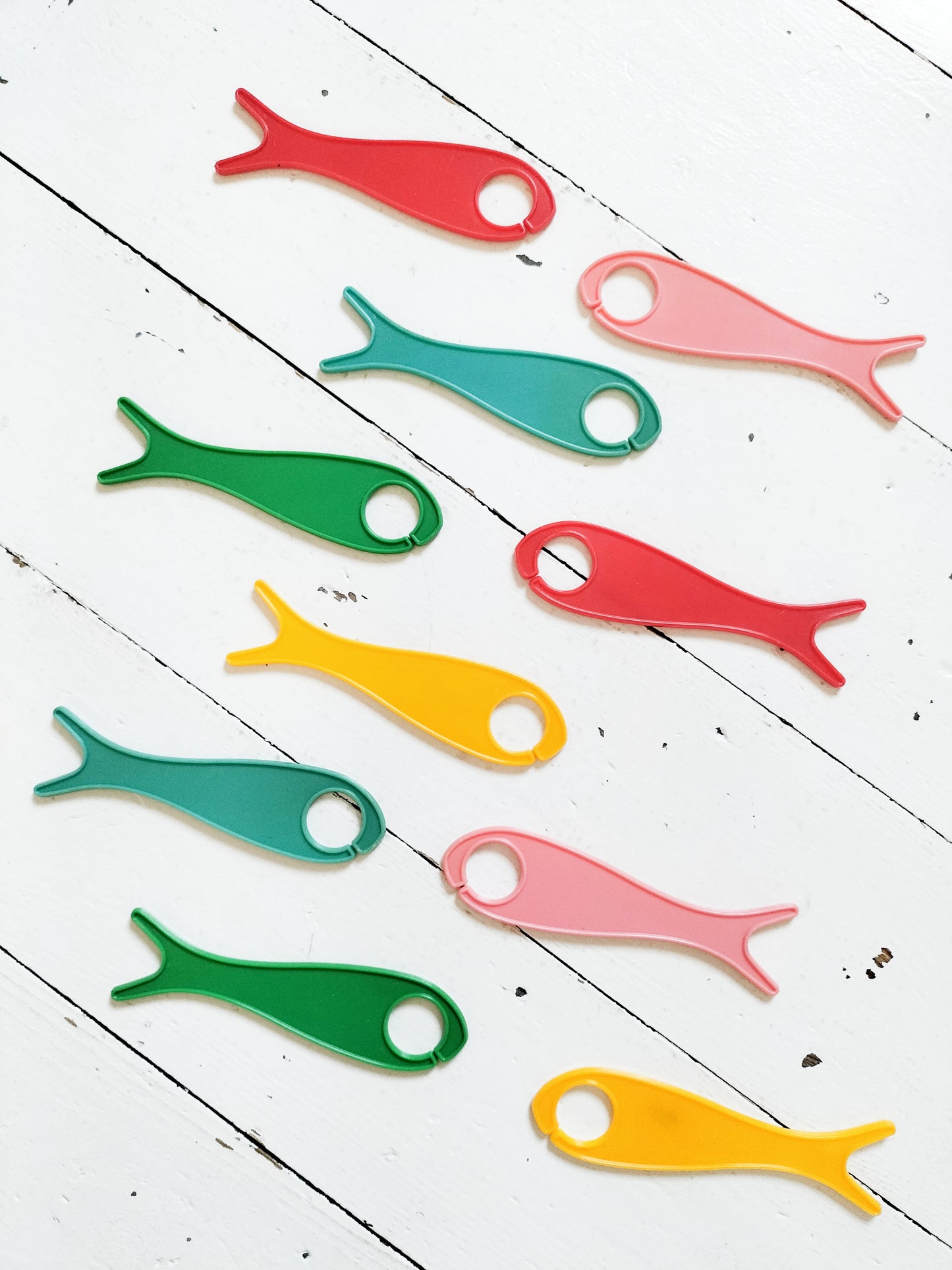 Ensemble de 5 grandes bobinettes/ déco murale salle de bain