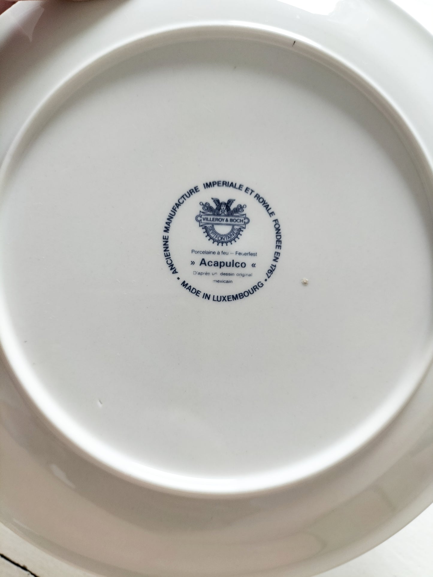 Assiette Villeroy et Boch Acapulco décor plein