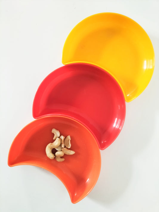 Trio de coupelles modulables en plastique