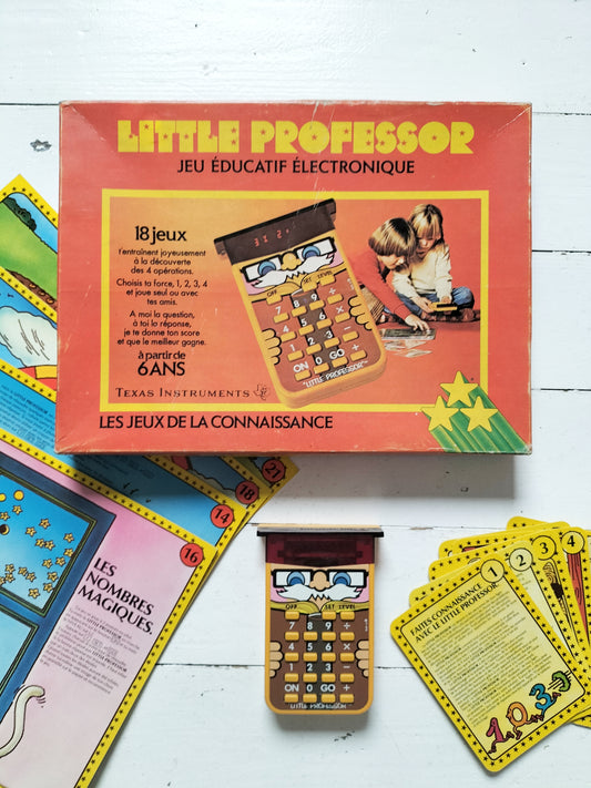 Jeu éducatif électronique " Little Professor " 1976