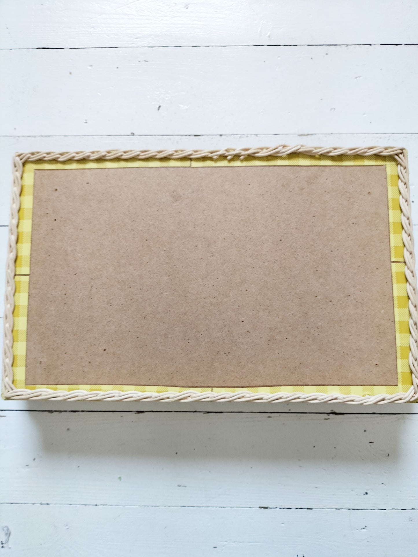 Plateau bois et osier