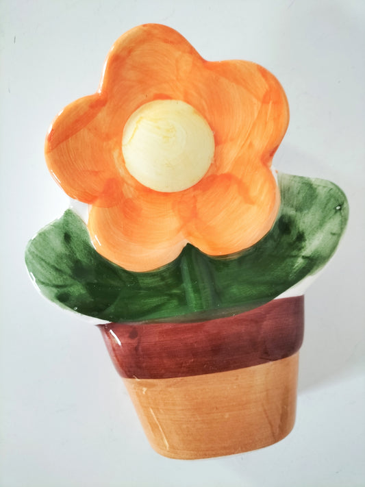 Humidificateur fleur en céramique