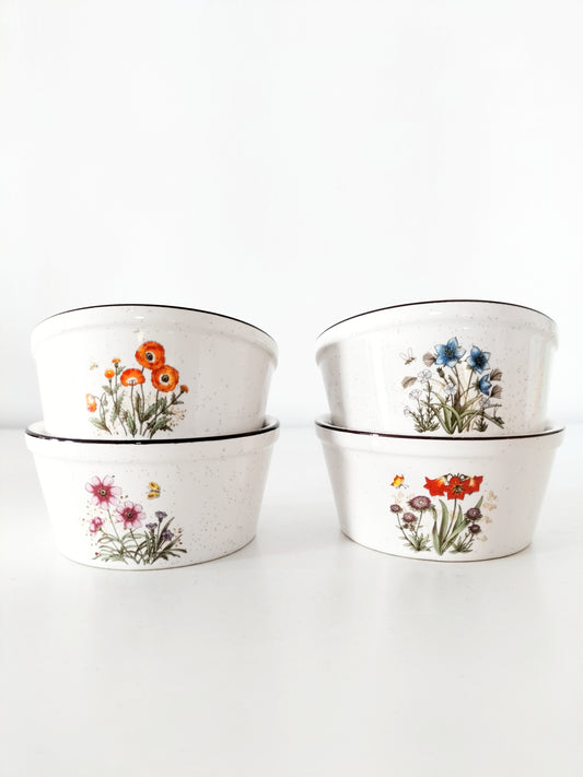 Ensemble de 4 ramequins en grès