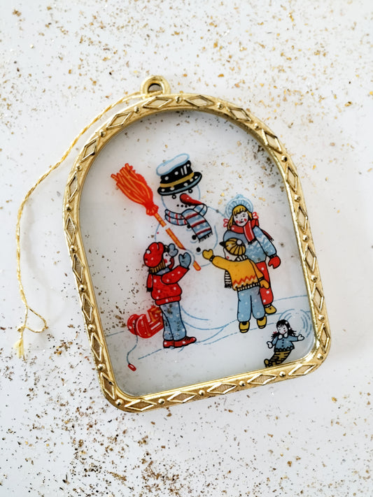 Petit vitrail de Noël