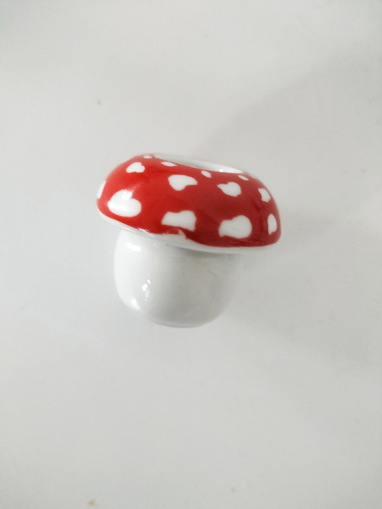 Duo de mini bougeoirs champignon Funny Design (avec bougies)