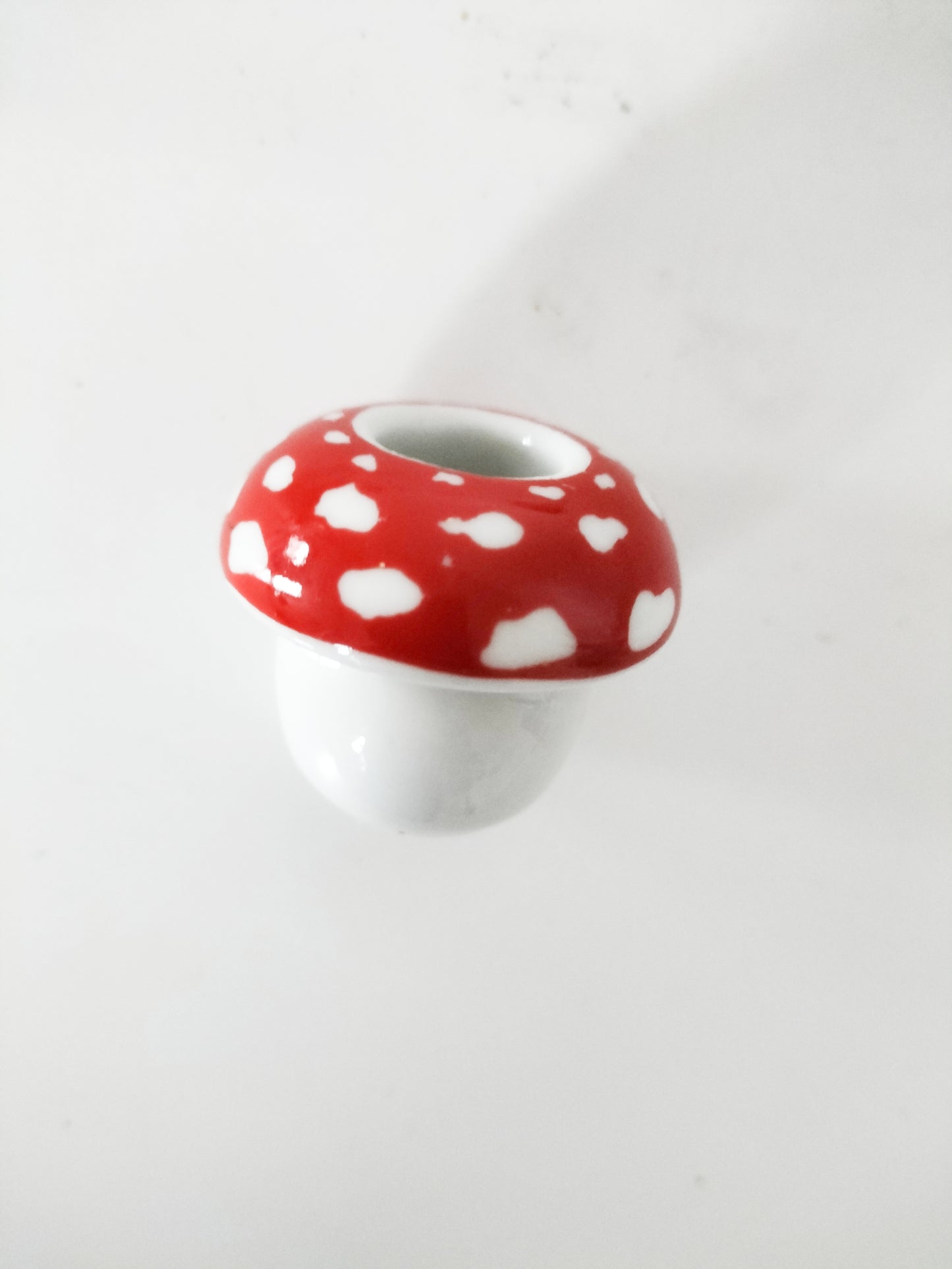 Duo de mini bougeoirs champignon Funny Design (avec bougies)