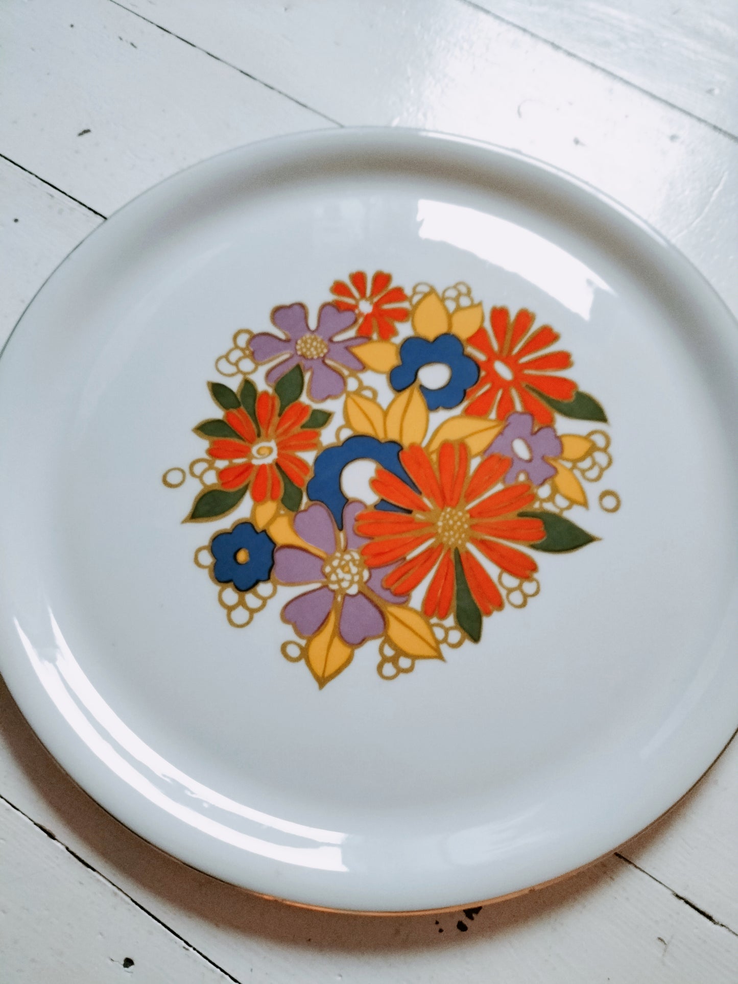 Grande assiette de service/ plat/ plateau porcelaine de France