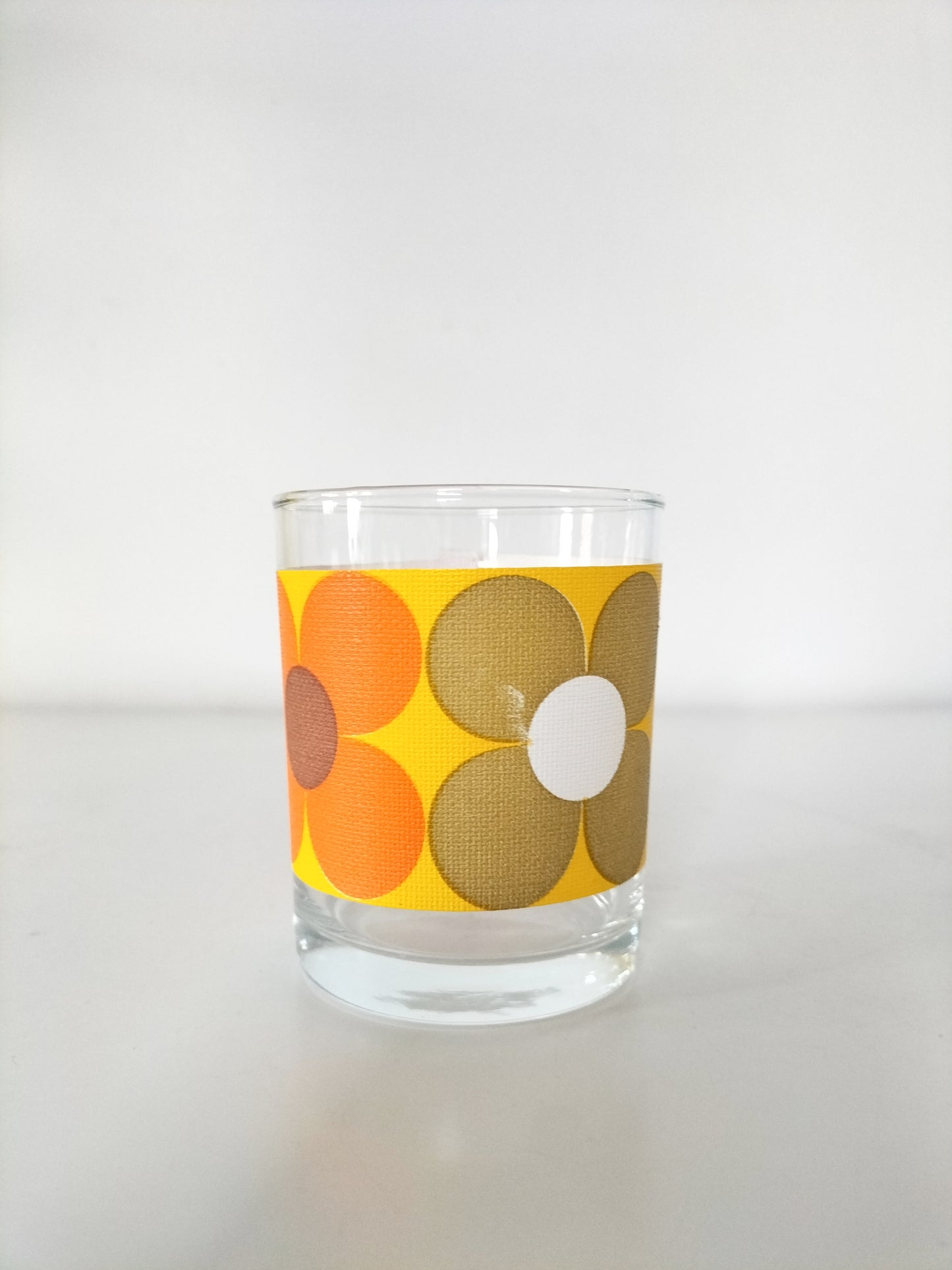 Ensemble de 3 petits verres/ photophores