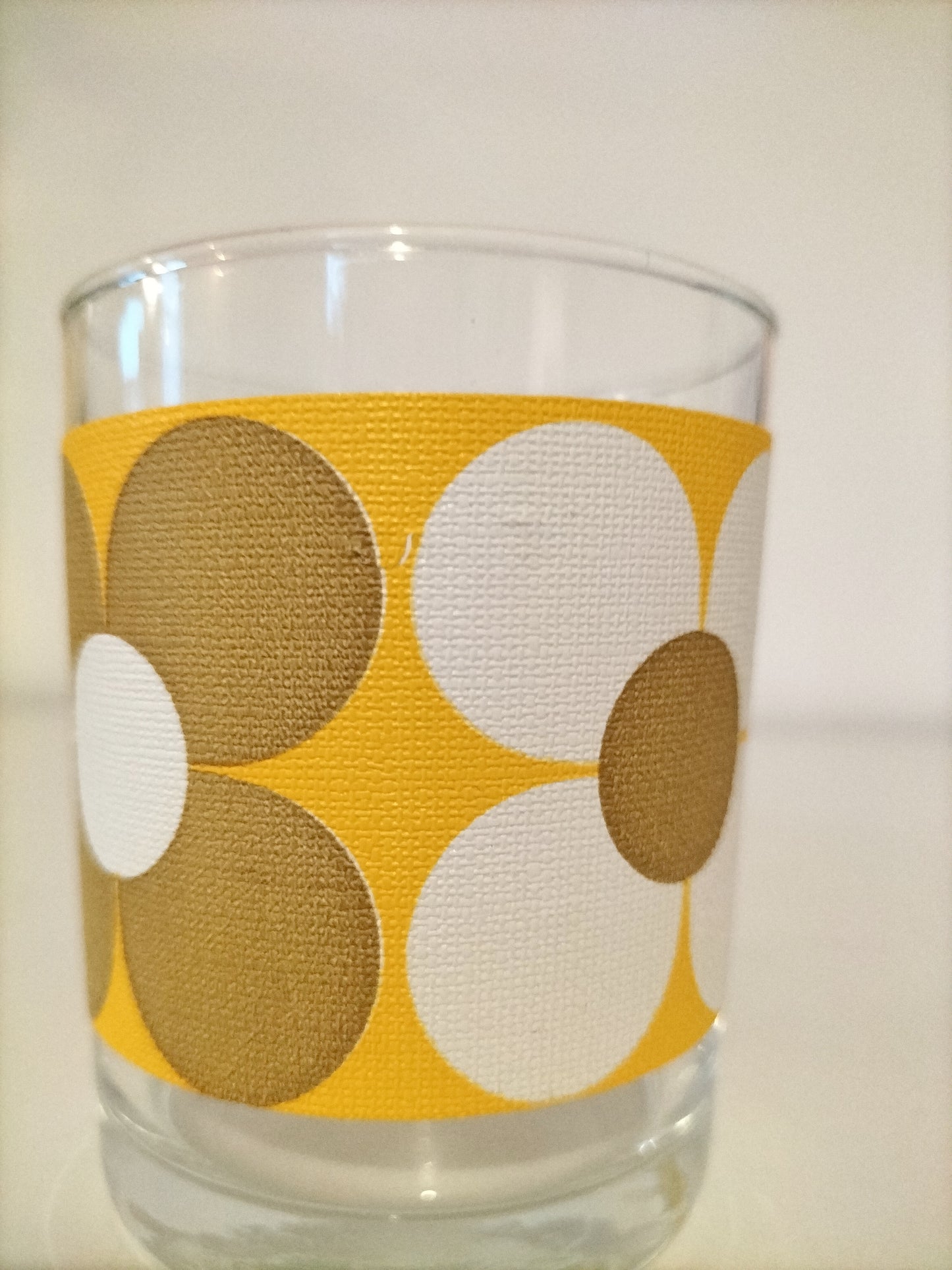 Ensemble de 3 petits verres/ photophores