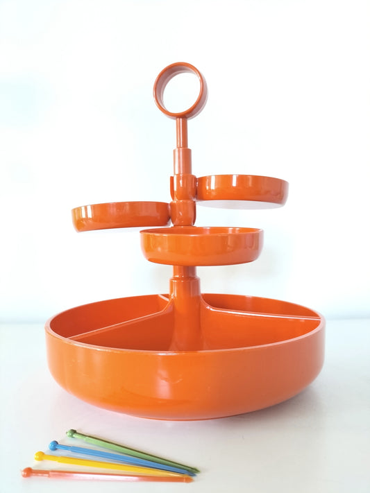 Plateau/ serviteur à apéritif en plastique Dialene Better Maid