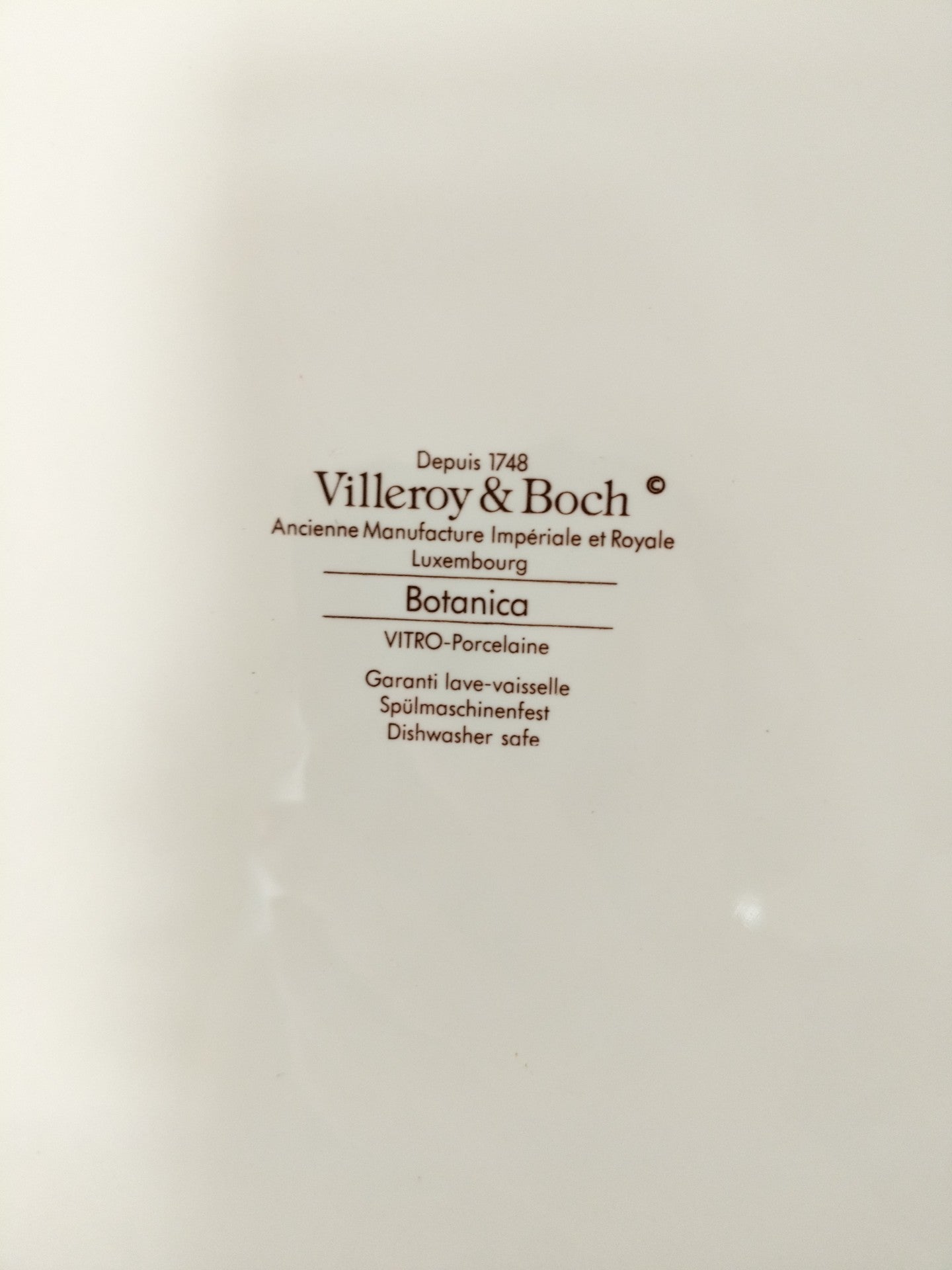 Plat à gâteau/ grande assiette de service Villeroy et Boch Botanica
