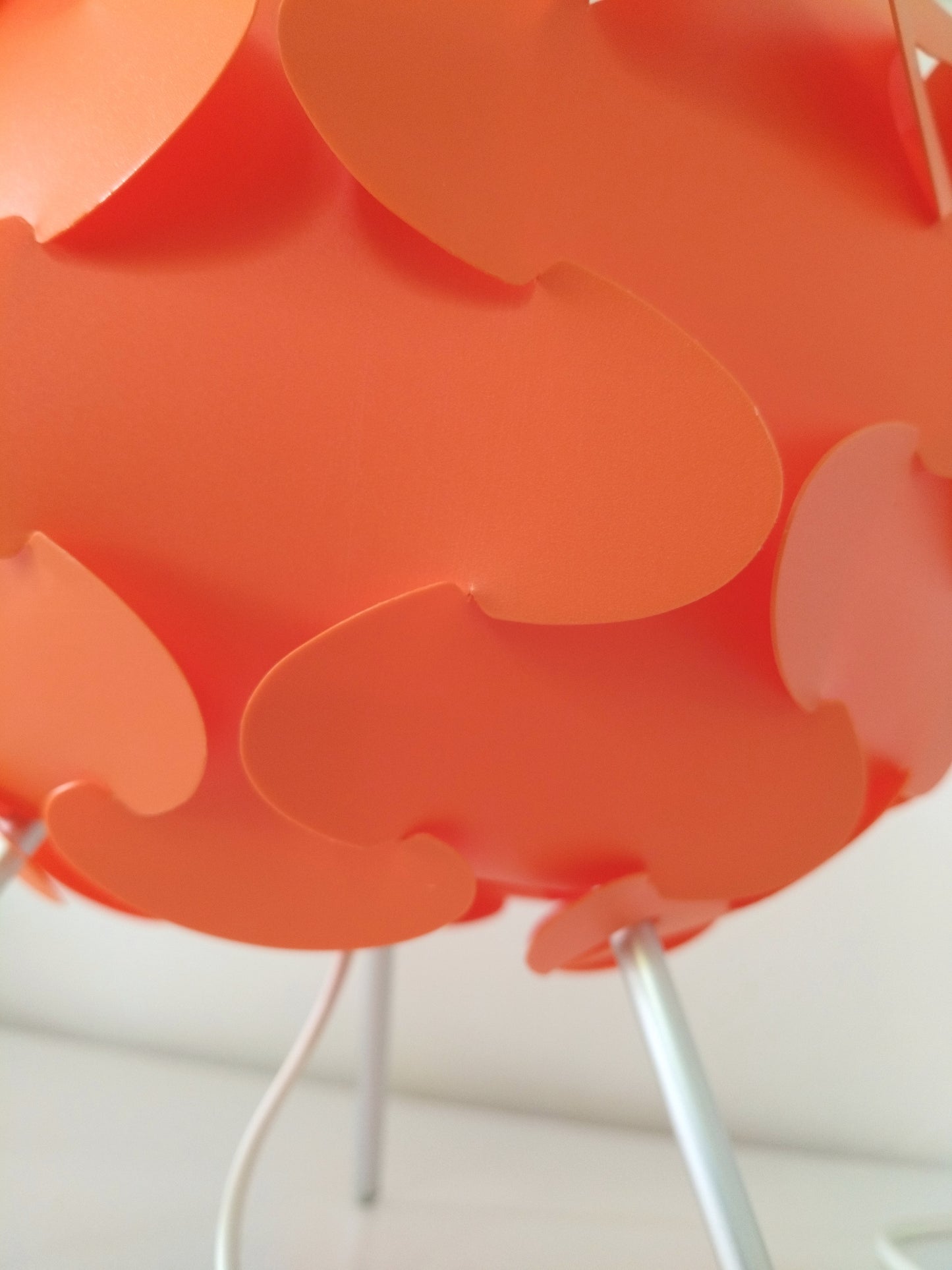 Lampe de table Ikea Fillsta orange 2000's
