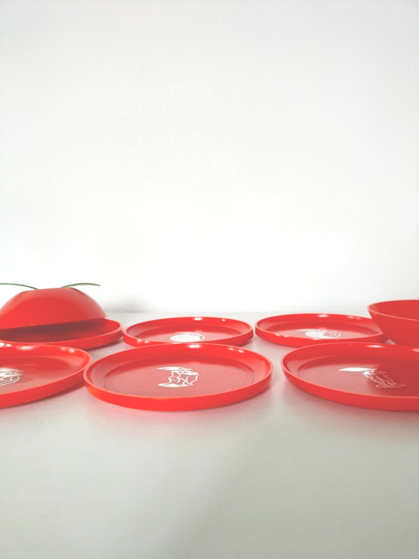 Set de 6 sous-verres pomme