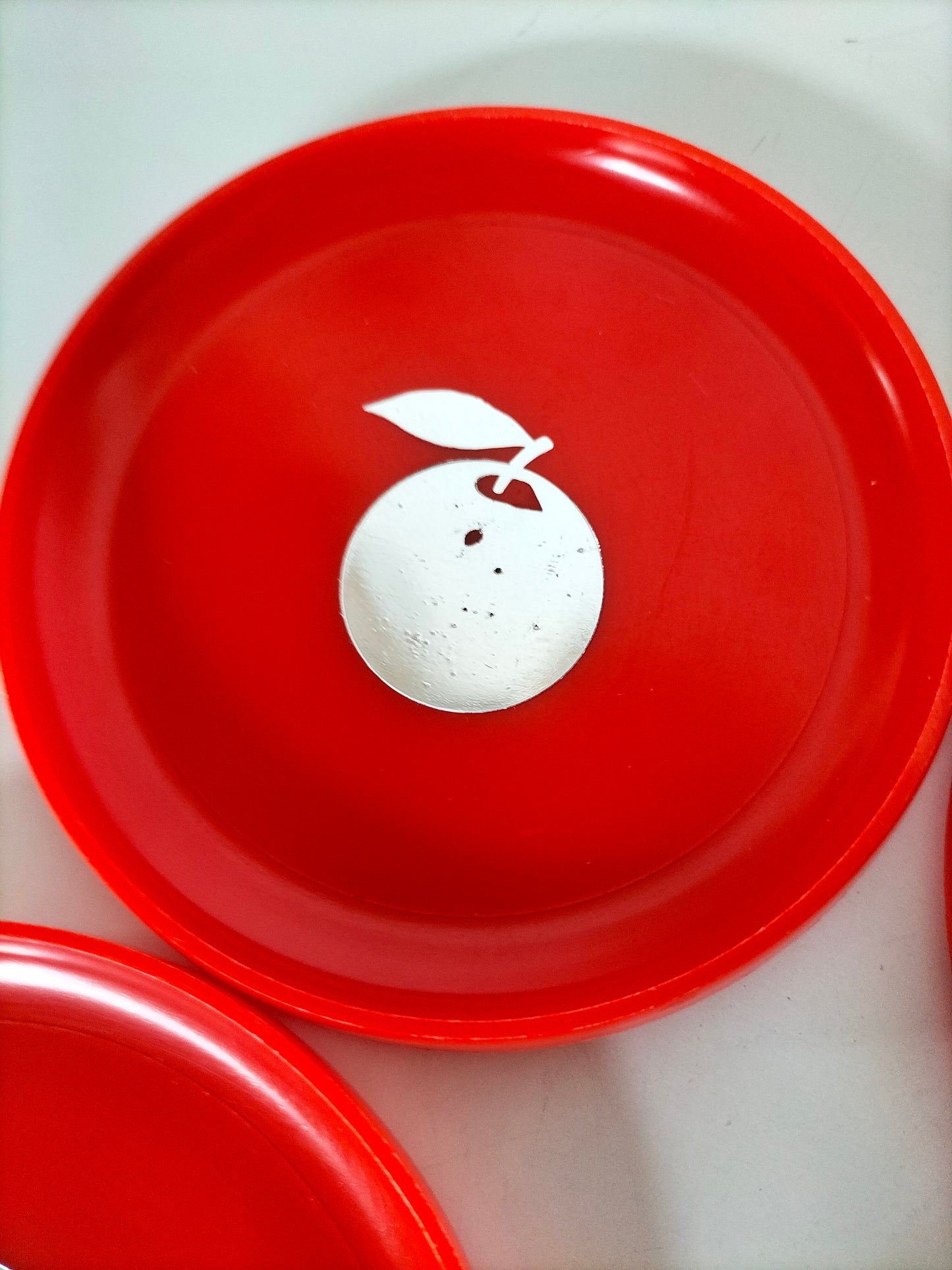 Set de 6 sous-verres pomme