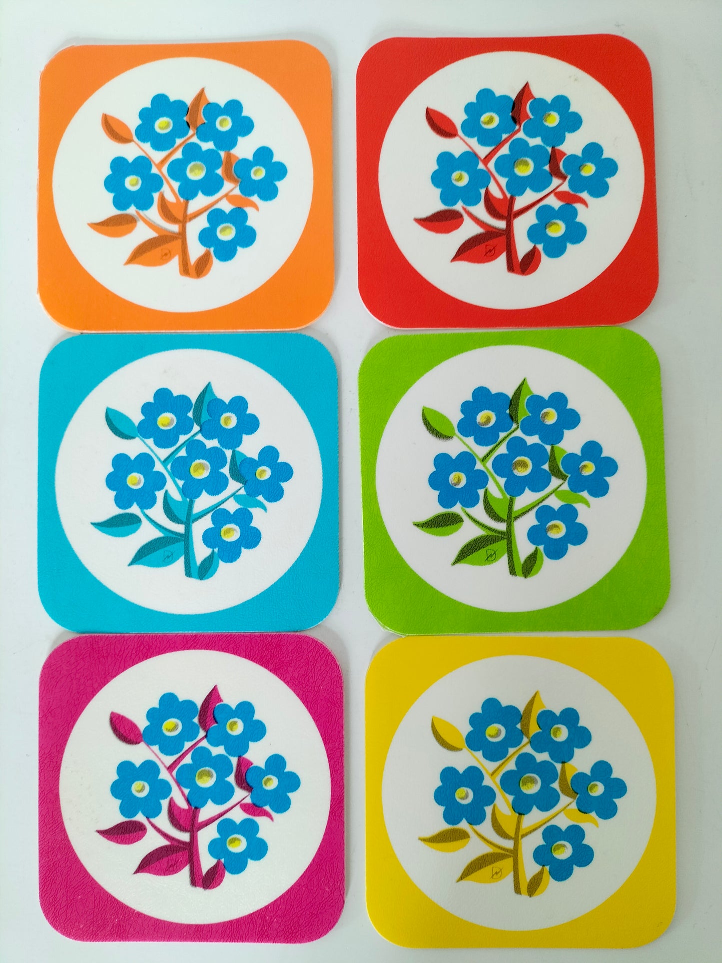 Ensemble de 6 sous-verres