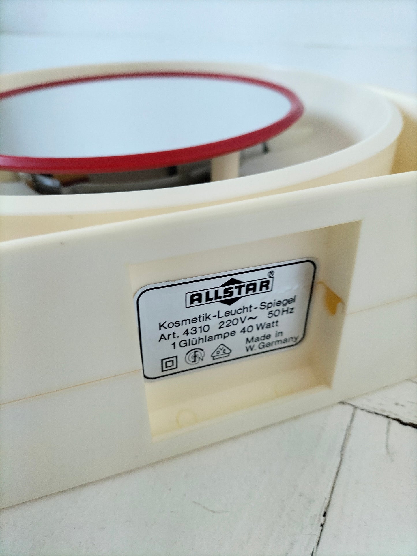 Miroir à poser lumineux et tournant Allstar W. Germany