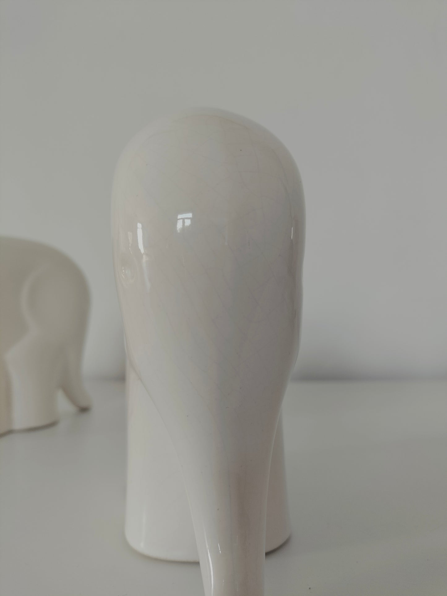 Trio d'éléphants en céramique