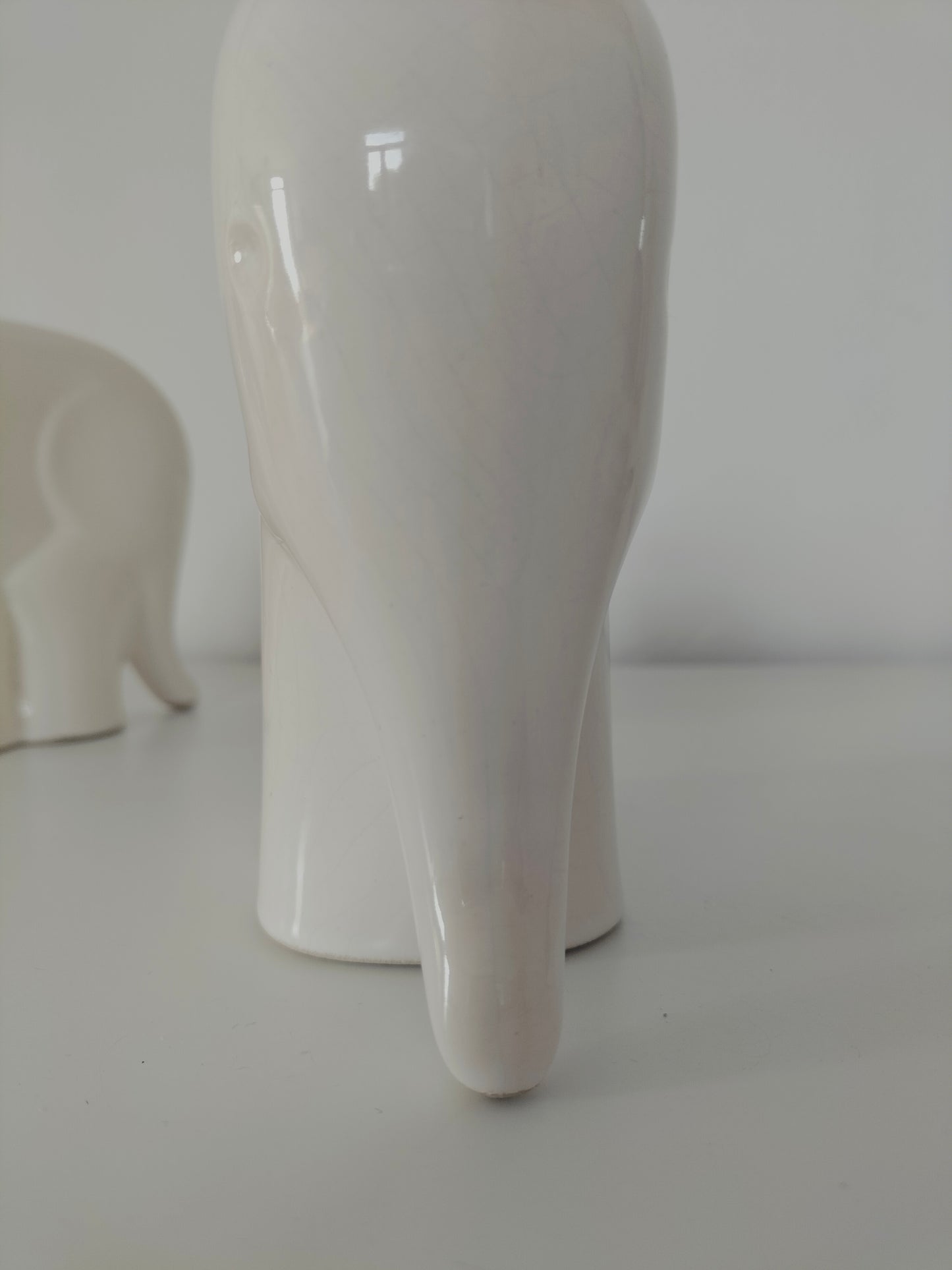 Trio d'éléphants en céramique