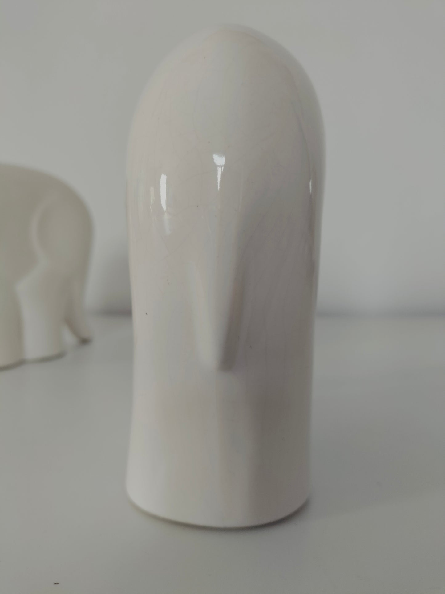 Trio d'éléphants en céramique