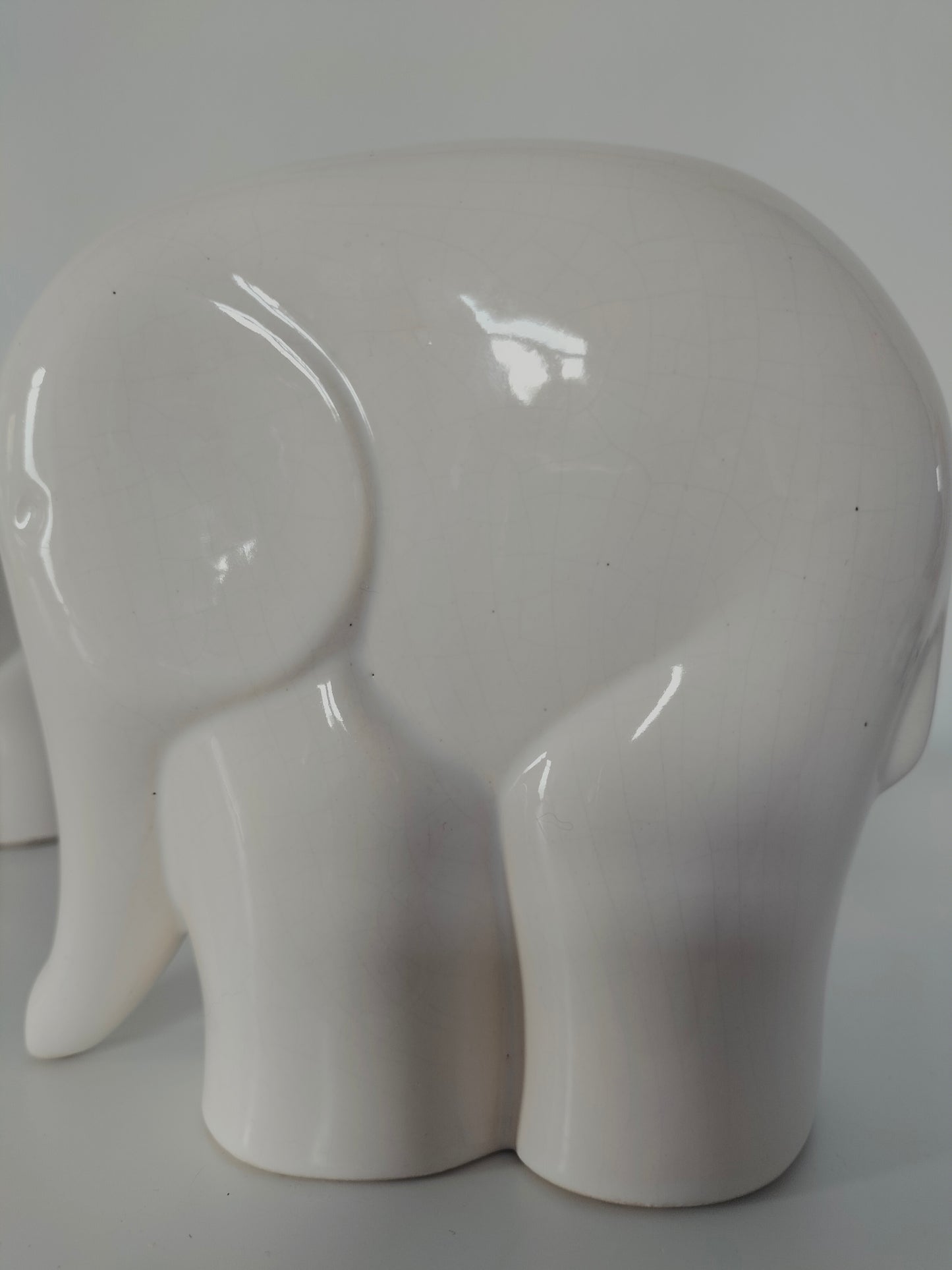Trio d'éléphants en céramique