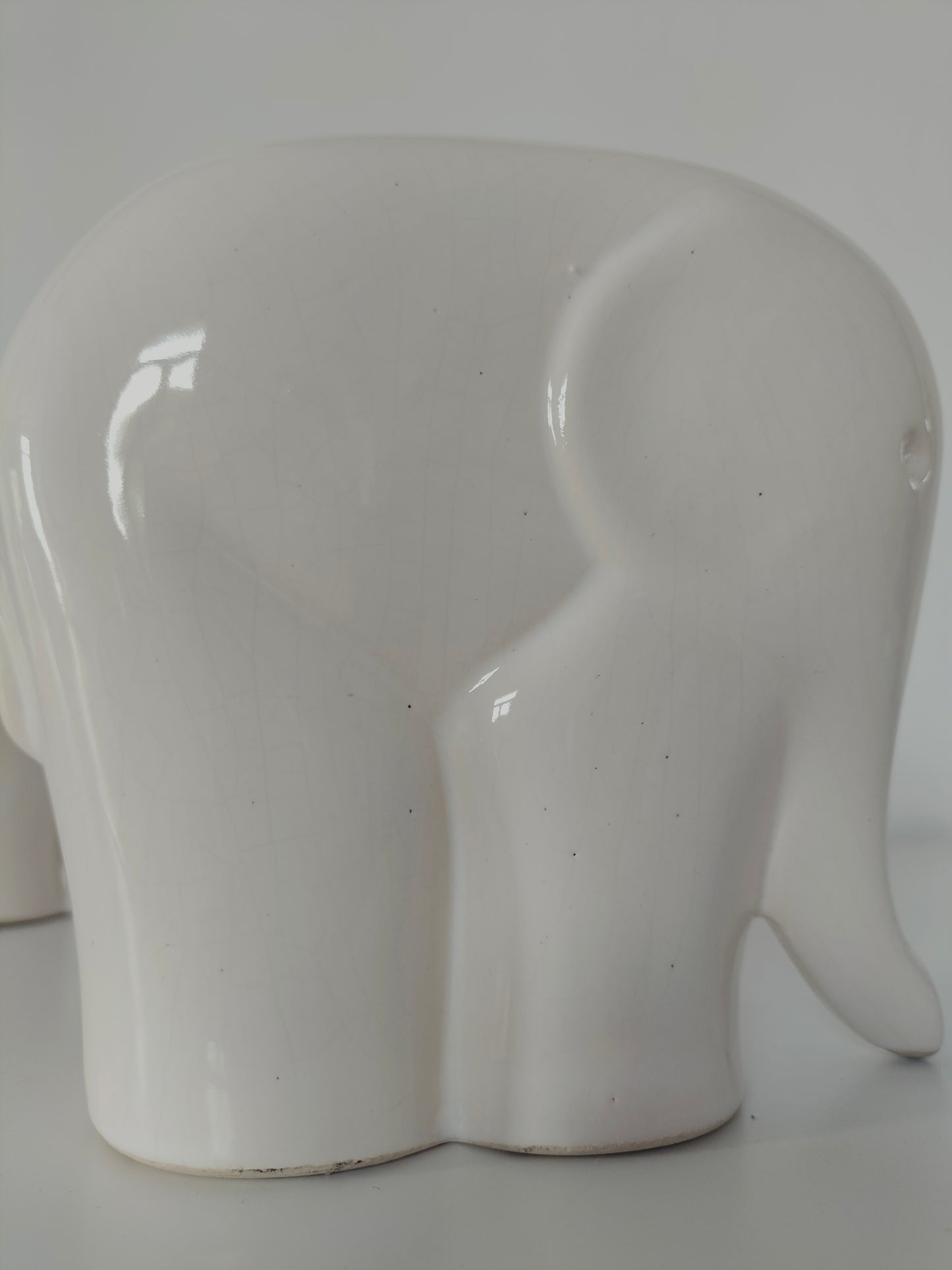 Trio d'éléphants en céramique