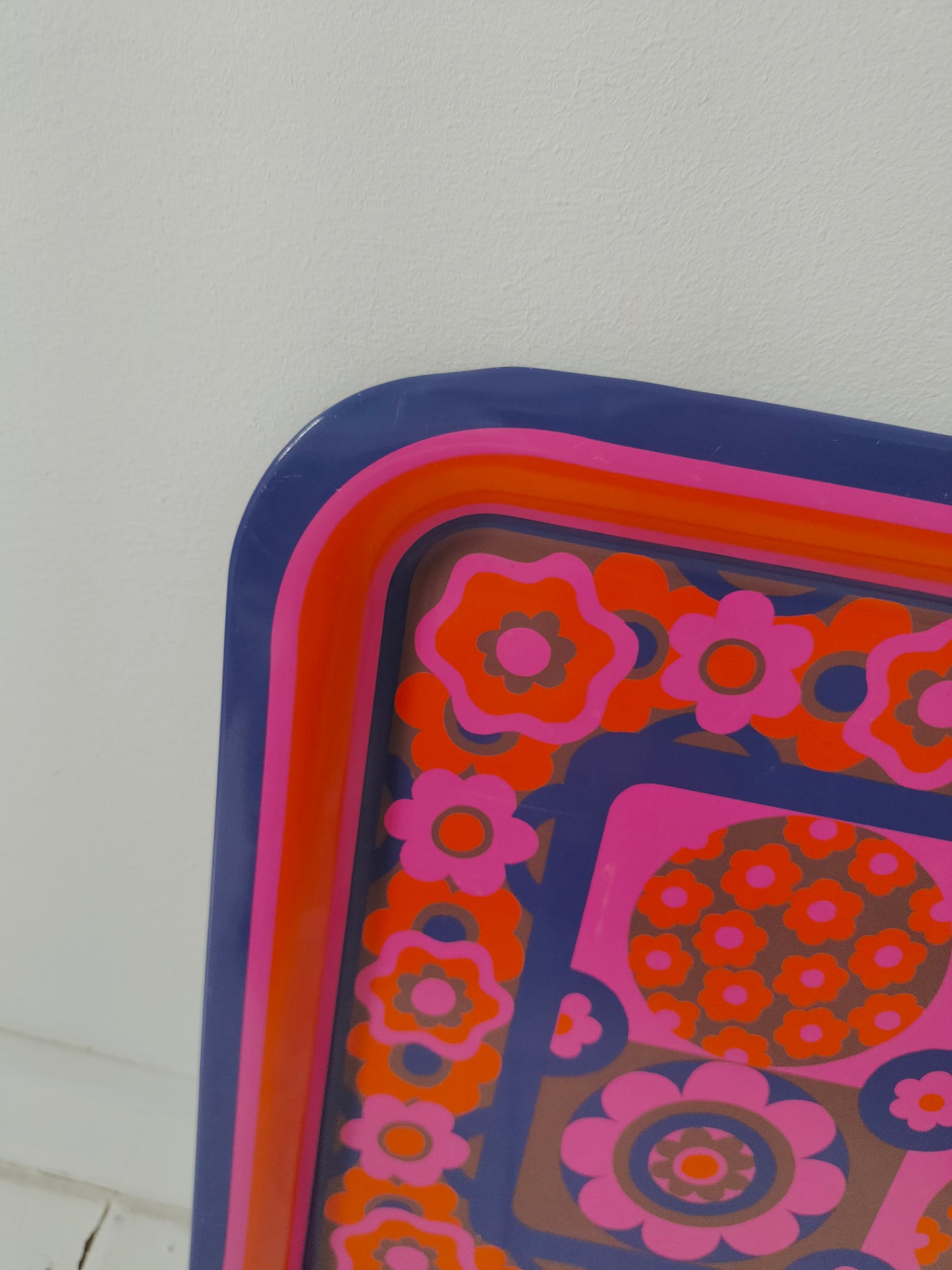 Grand plateau métallique "lollipop" J.R.M design Ian Logan England