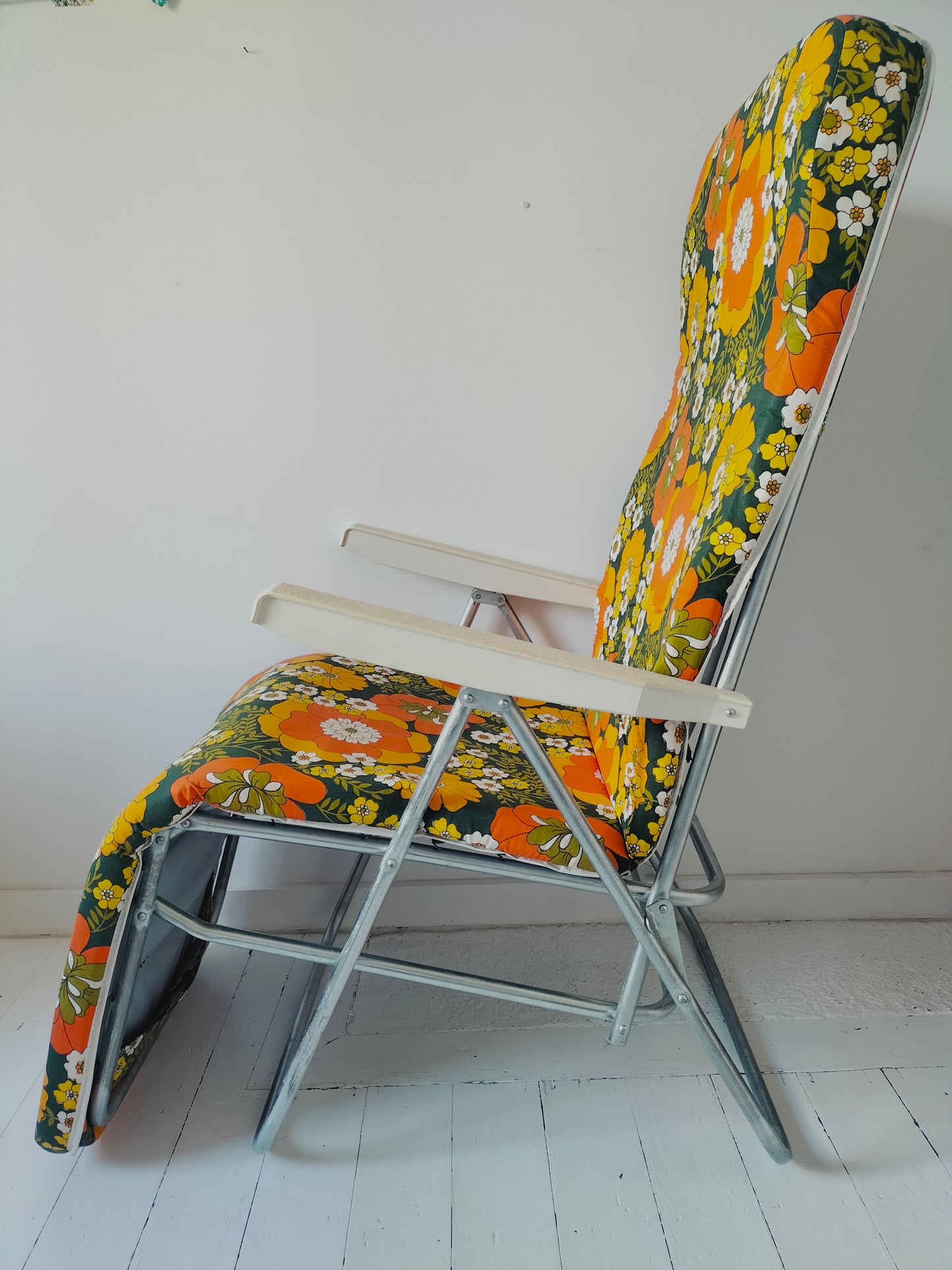 Bain de soleil/ fauteuil de jardin vintage Rinco