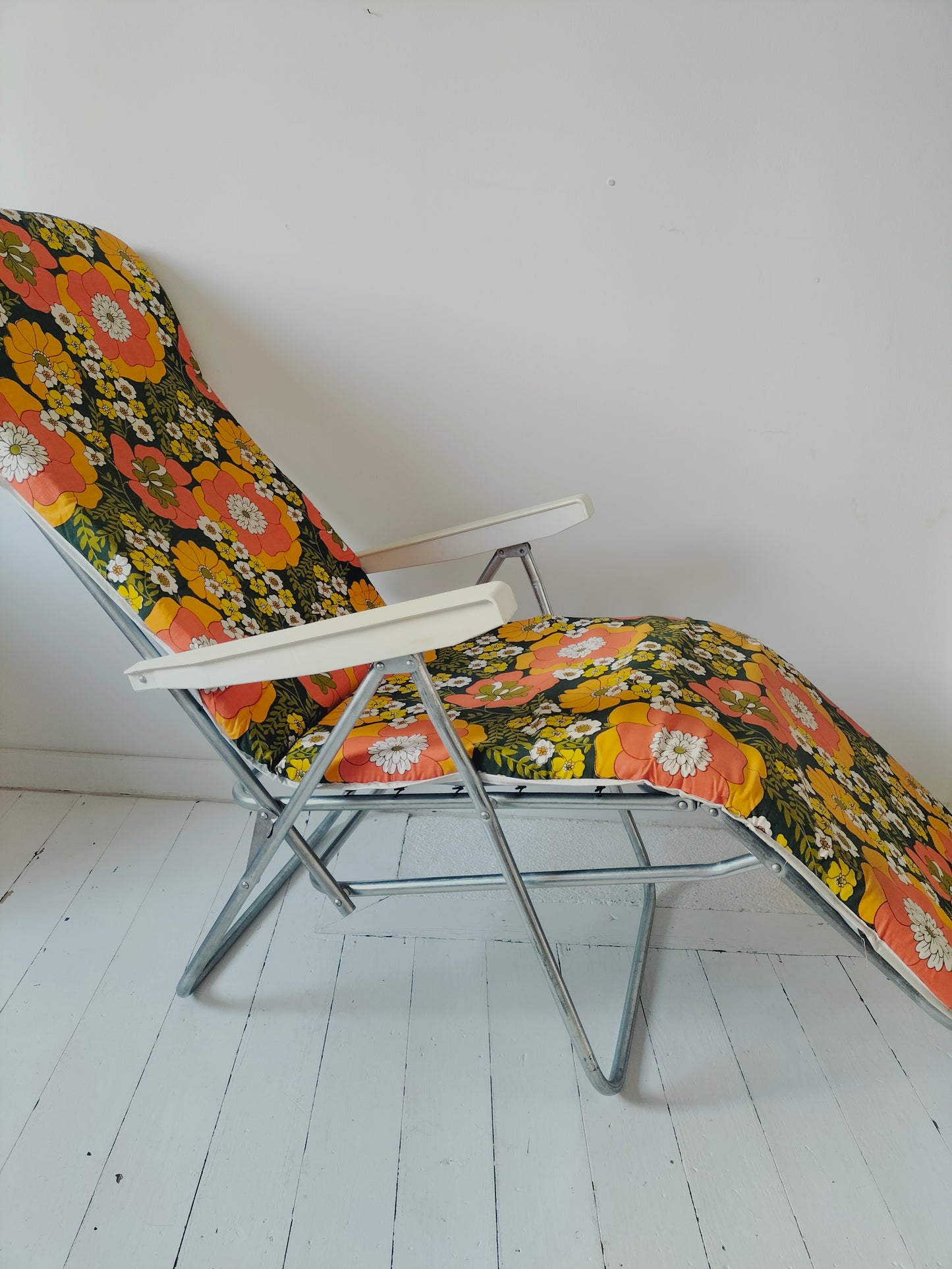Bain de soleil/ fauteuil de jardin vintage Rinco