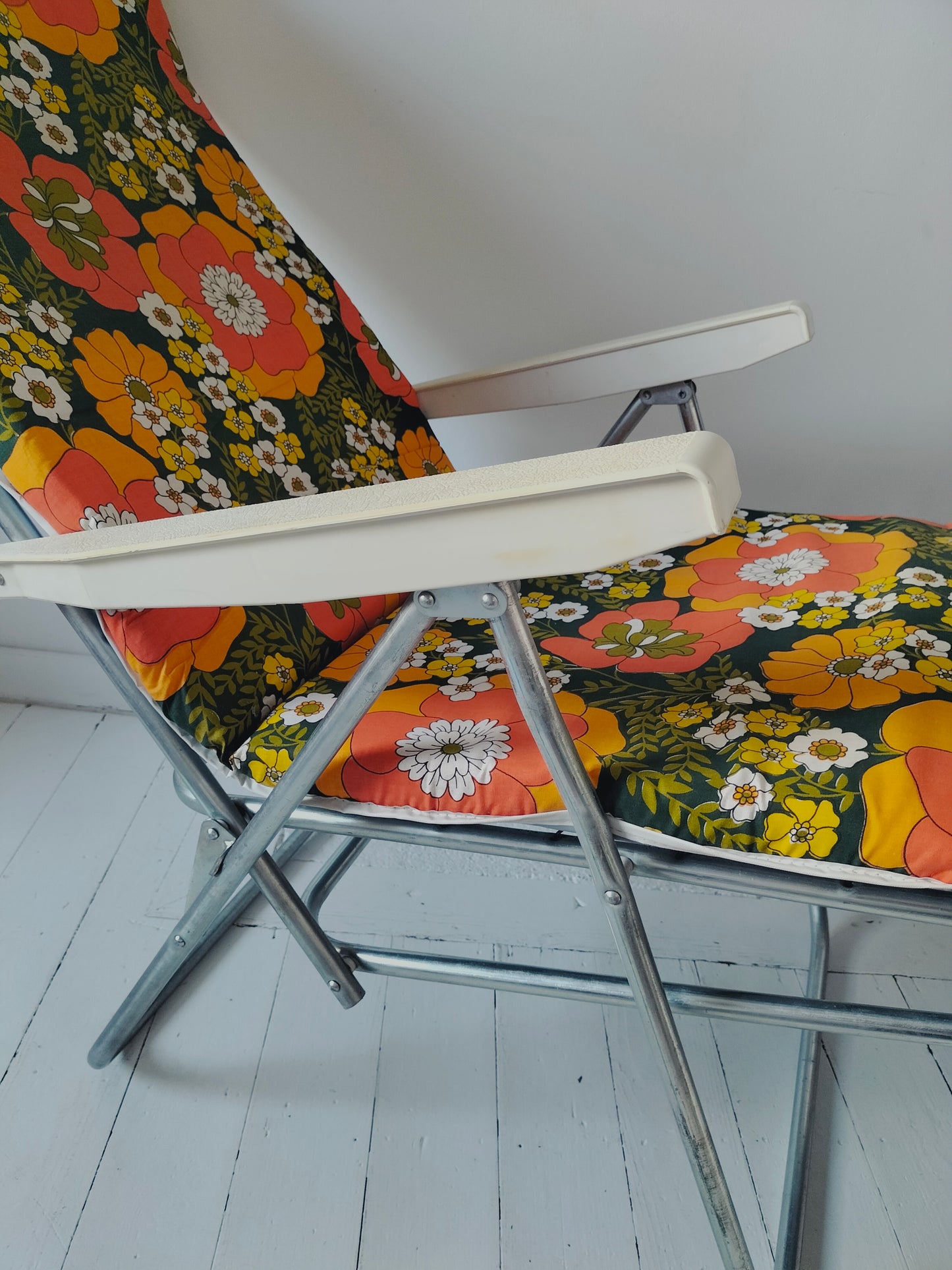 Bain de soleil/ fauteuil de jardin vintage Rinco