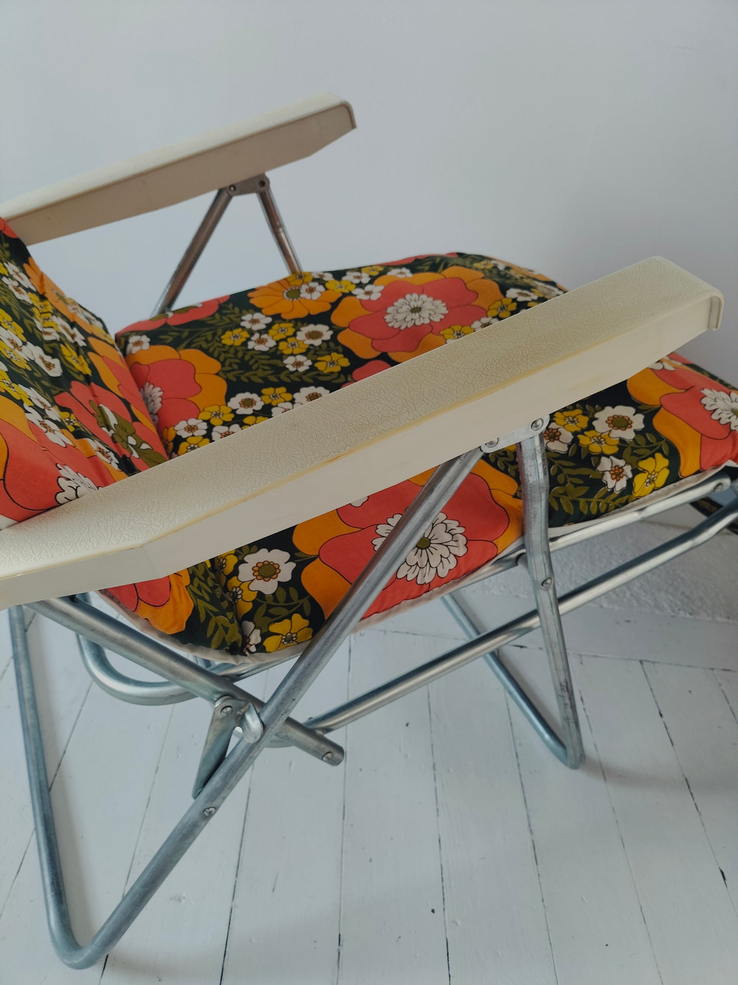 Bain de soleil/ fauteuil de jardin vintage Rinco