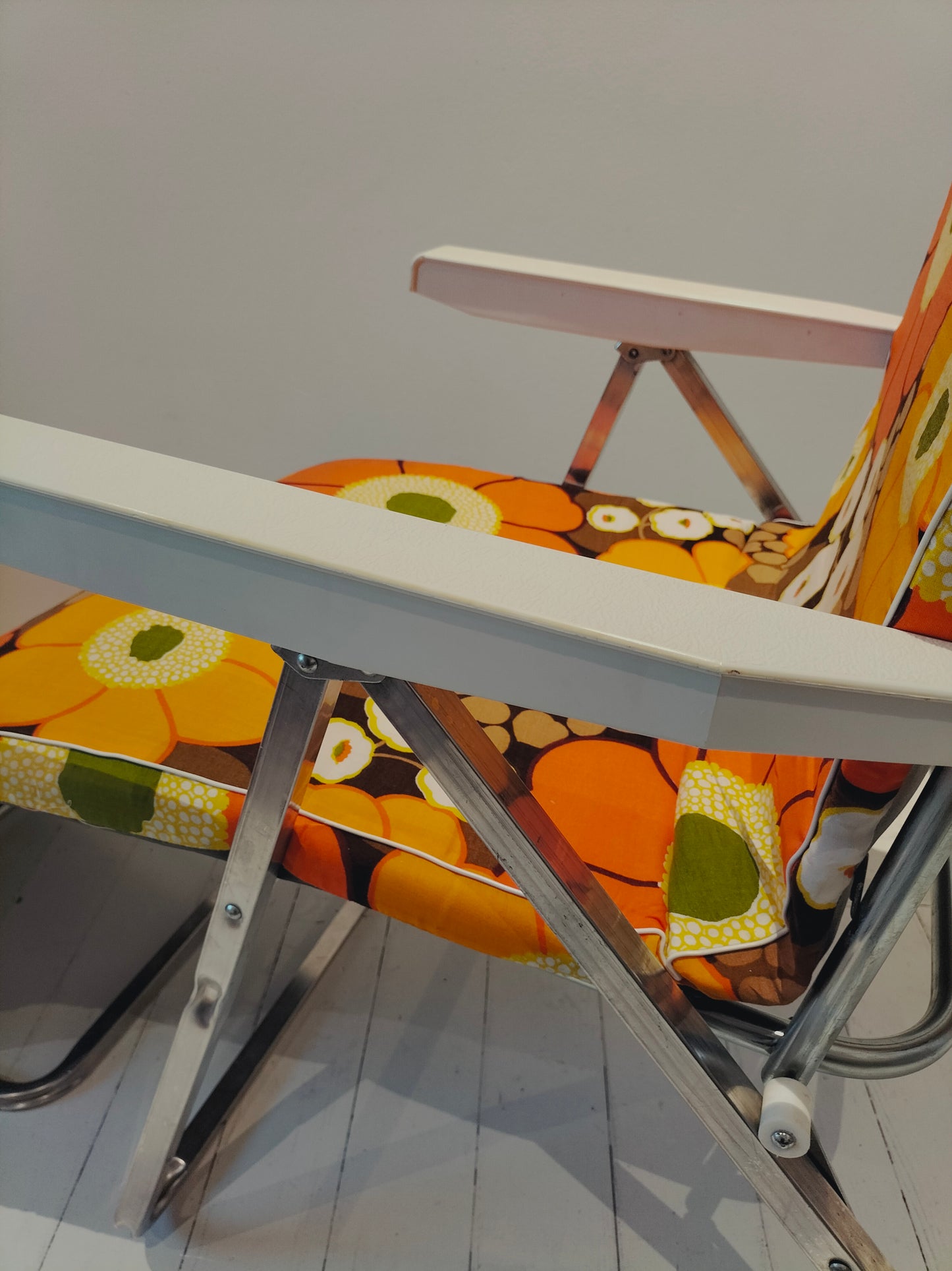 Chaise longue/ fauteuil de jardin/ bain de soleil/ transat vintage Unimeta