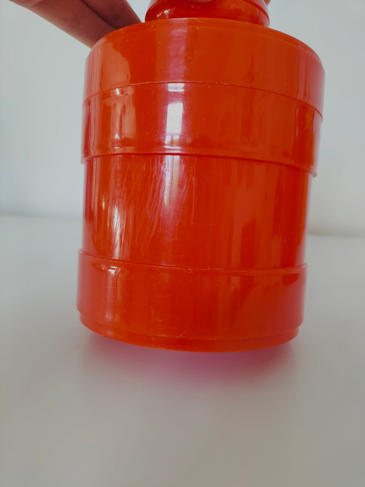Duo de pots oranges Vitri/ Emsa Germany