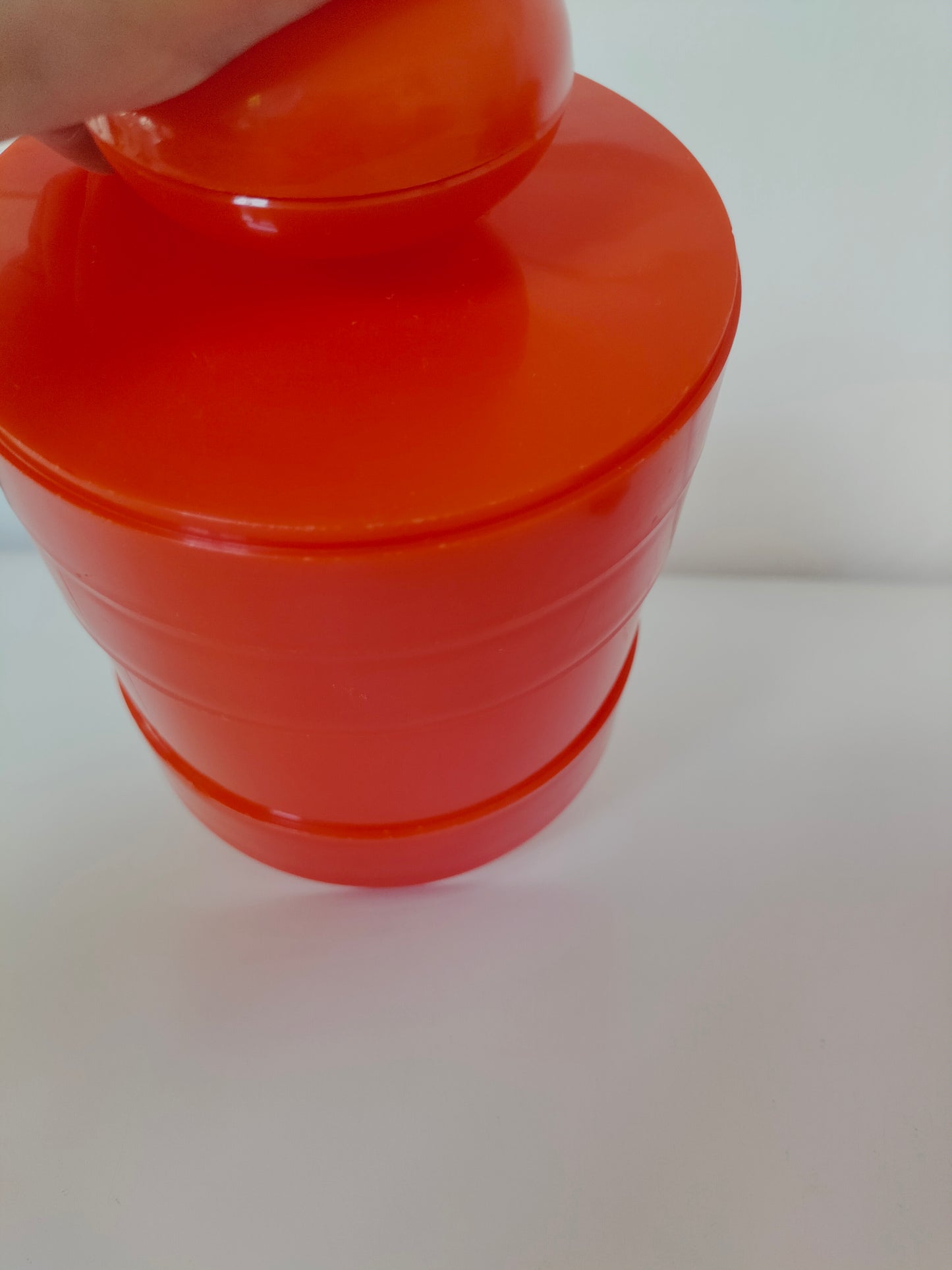 Duo de pots oranges Vitri/ Emsa Germany