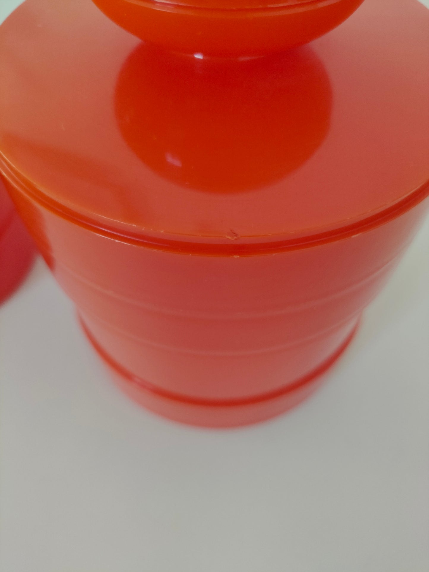 Duo de pots oranges Vitri/ Emsa Germany