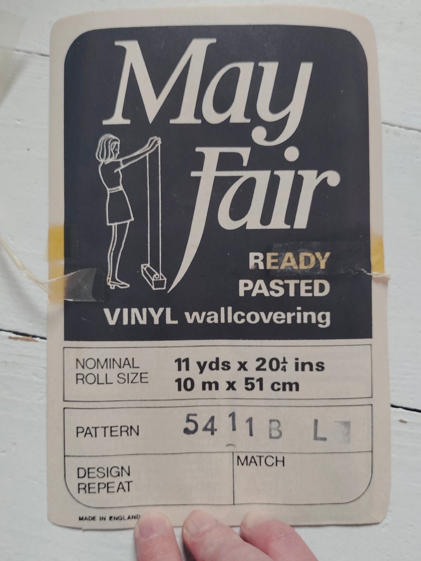 Rouleau de papier peint vinyle May Fair