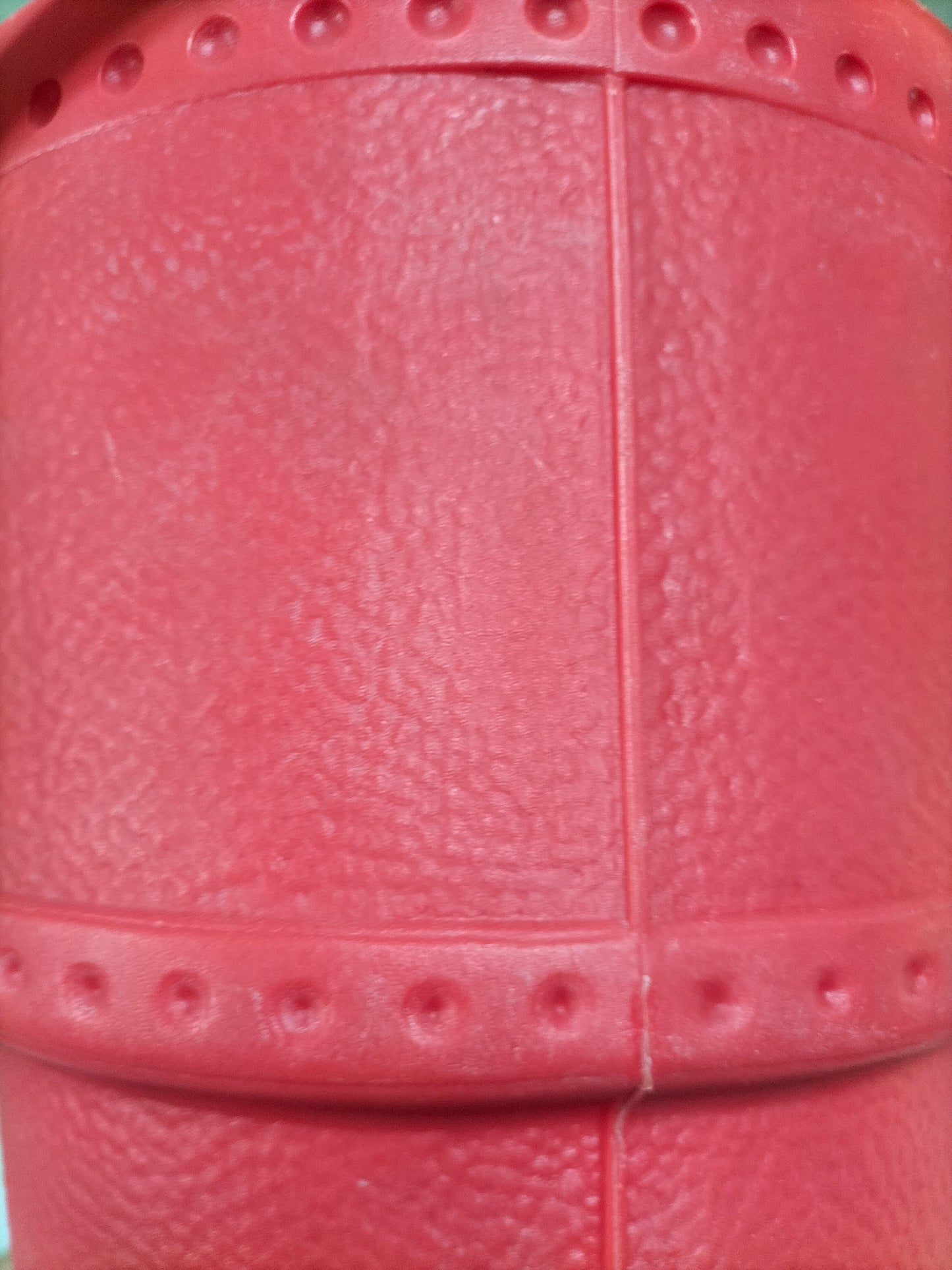 Énorme botte de Noël en plastique - ancien contenant publicitaire de lessive