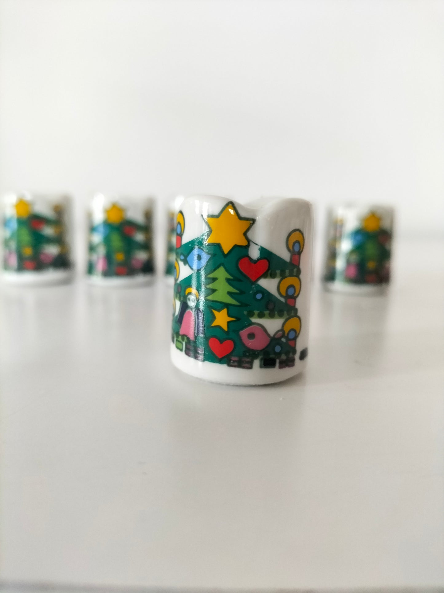 Duo de mini-bougeoirs de Noël Funny Design