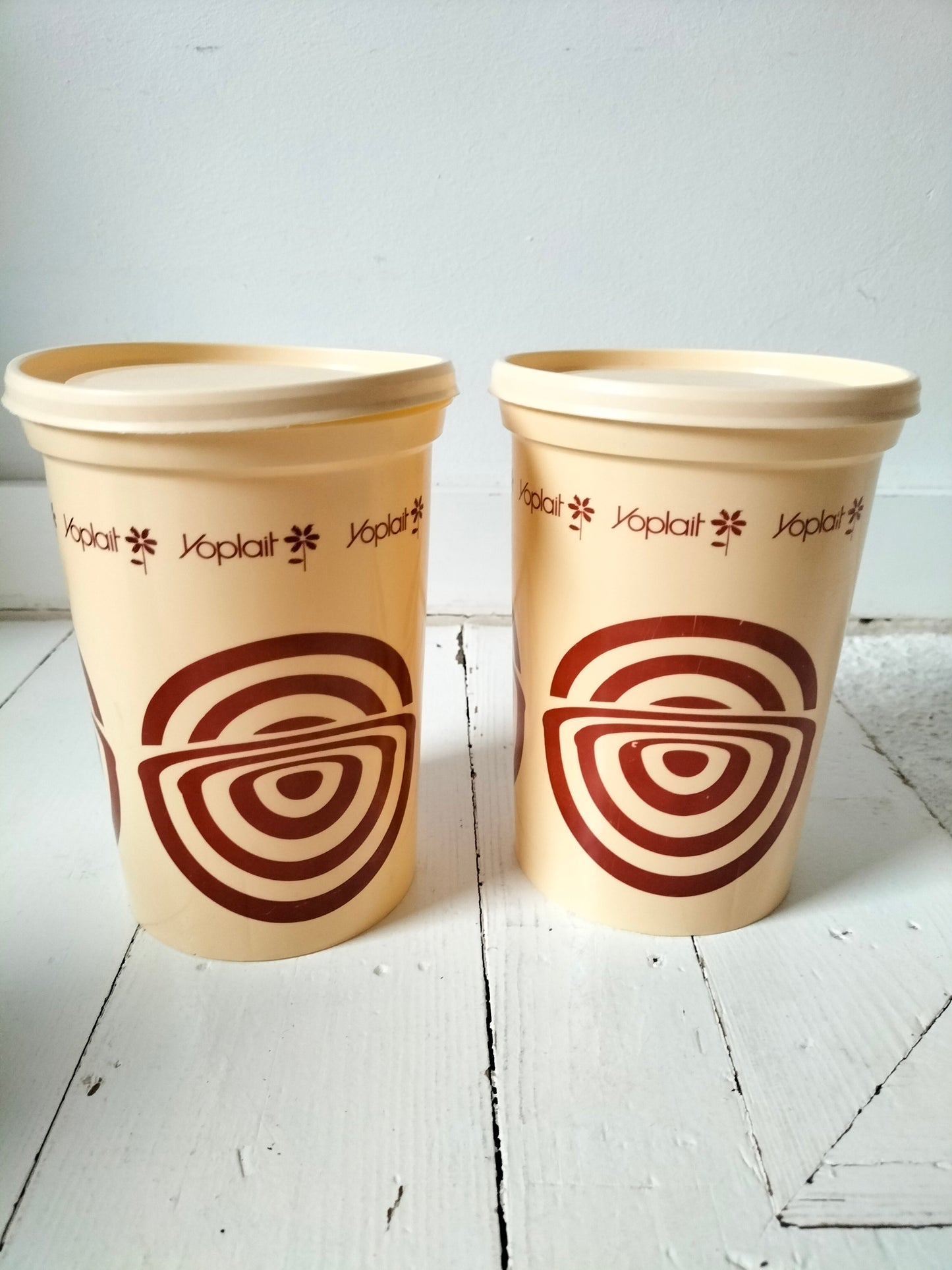 Boîte en plastique Yoplait vintage au choix
