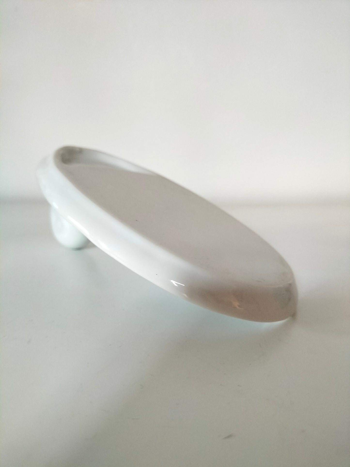 Petit plateau canard en porcelaine