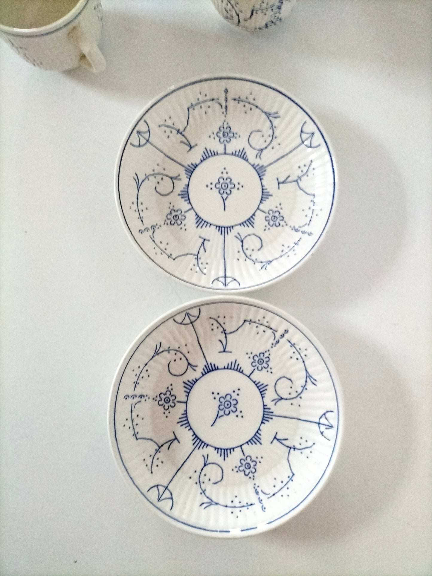 Duo de tasses et sous-tasses Boch Copenhague
