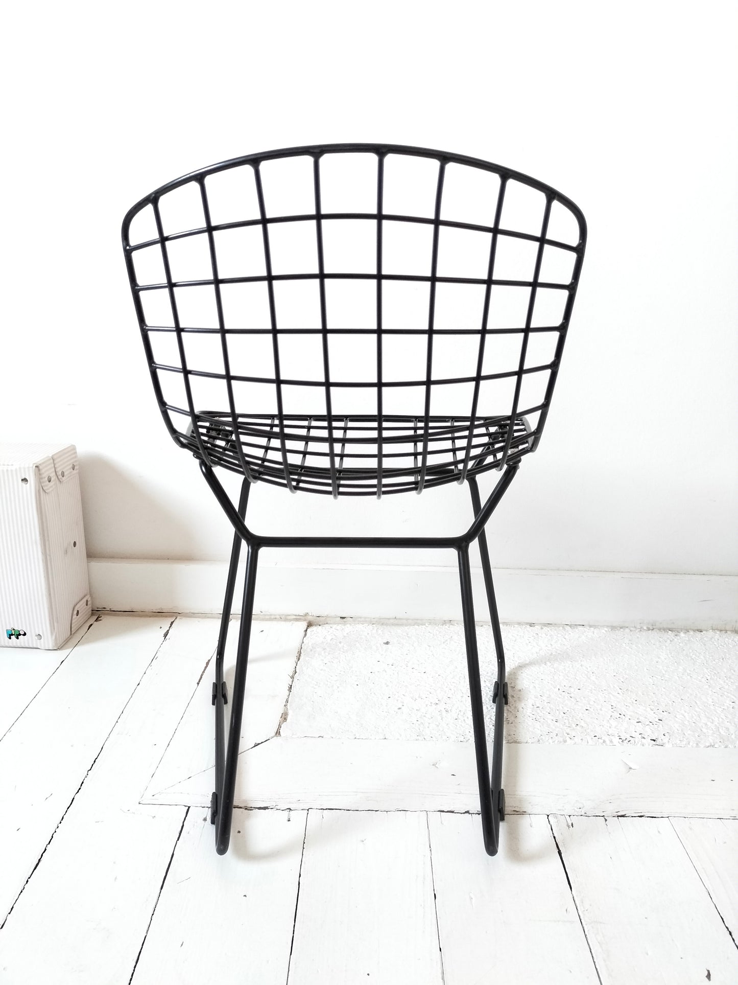Chaise enfant années 2000 inspi Harry Bertoia pour Knoll