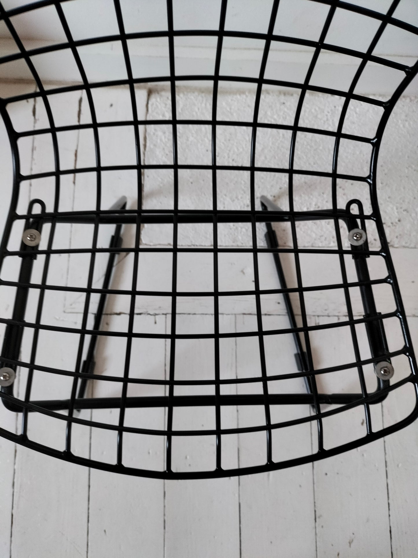 Chaise enfant années 2000 inspi Harry Bertoia pour Knoll